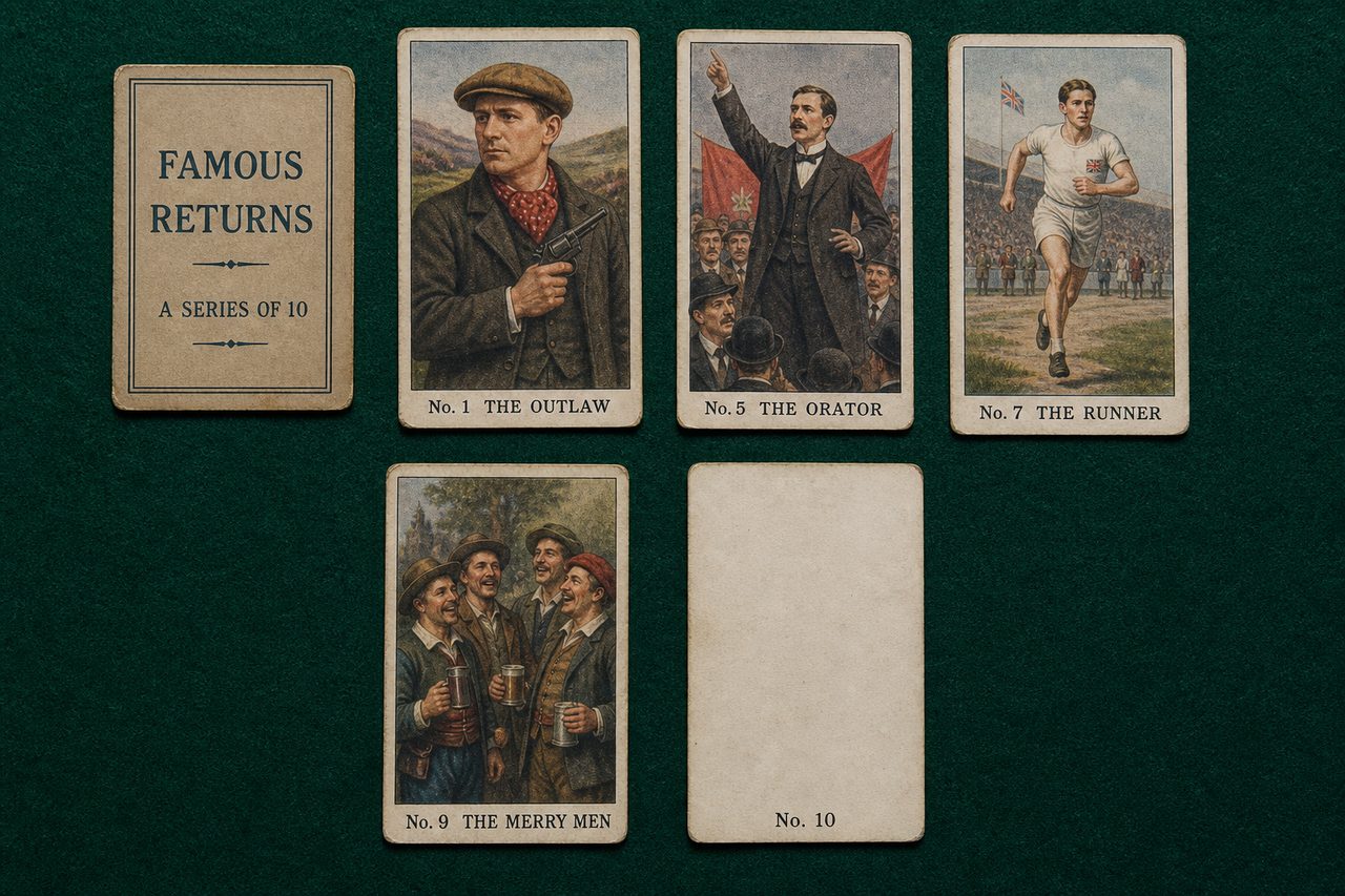 famous returns, a series of ten