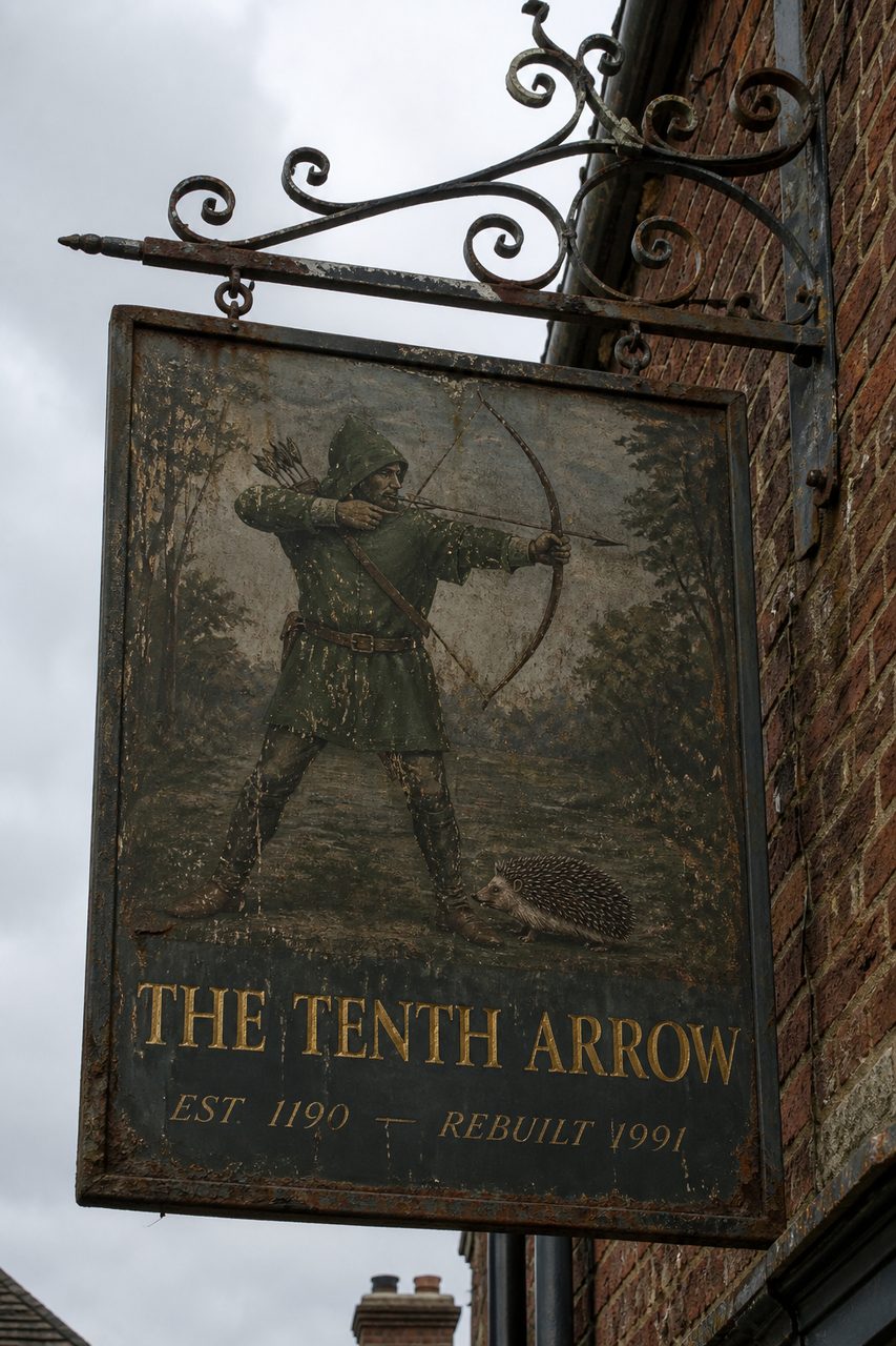 the tenth arrow, est 1190 rebuilt 1991