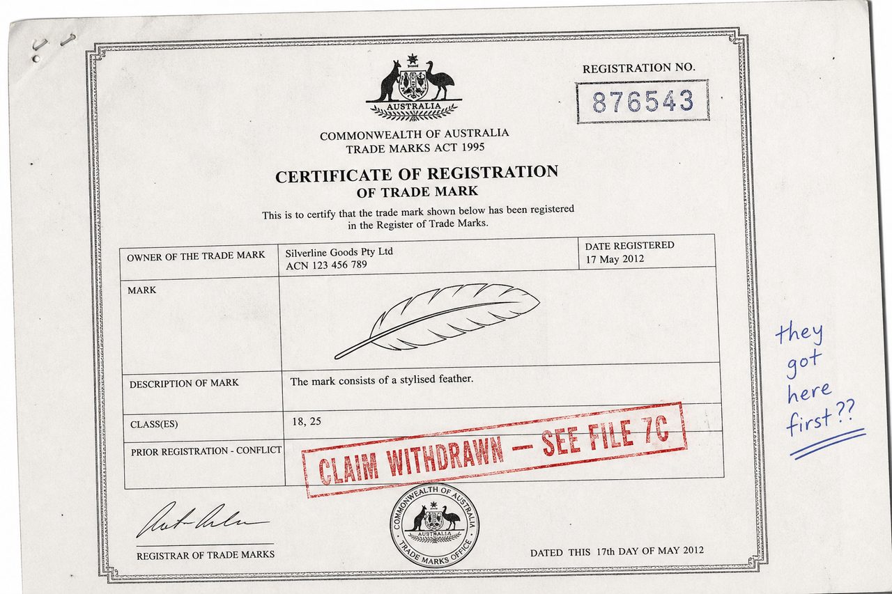 feather trademark 2012, claim withdrawn see file 7C
